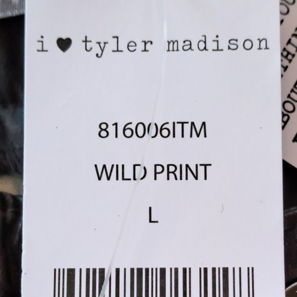 I LOVE TYLER MADISON x SPCA NWT pants legging "jeans" Sz L or 32 MID WAIST VEGAN - Picture 9 of 9